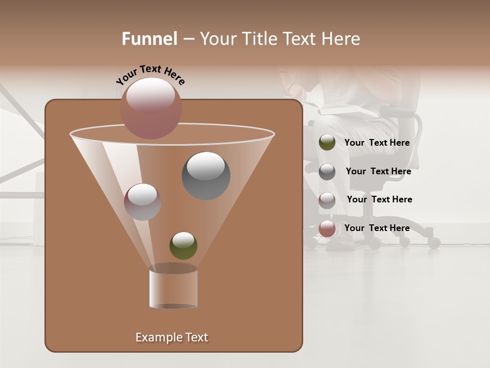 Office Worker Reading A Book PowerPoint Template