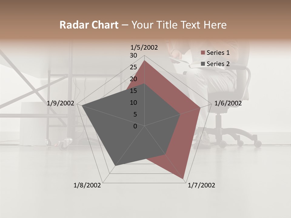 Office Worker Reading A Book PowerPoint Template
