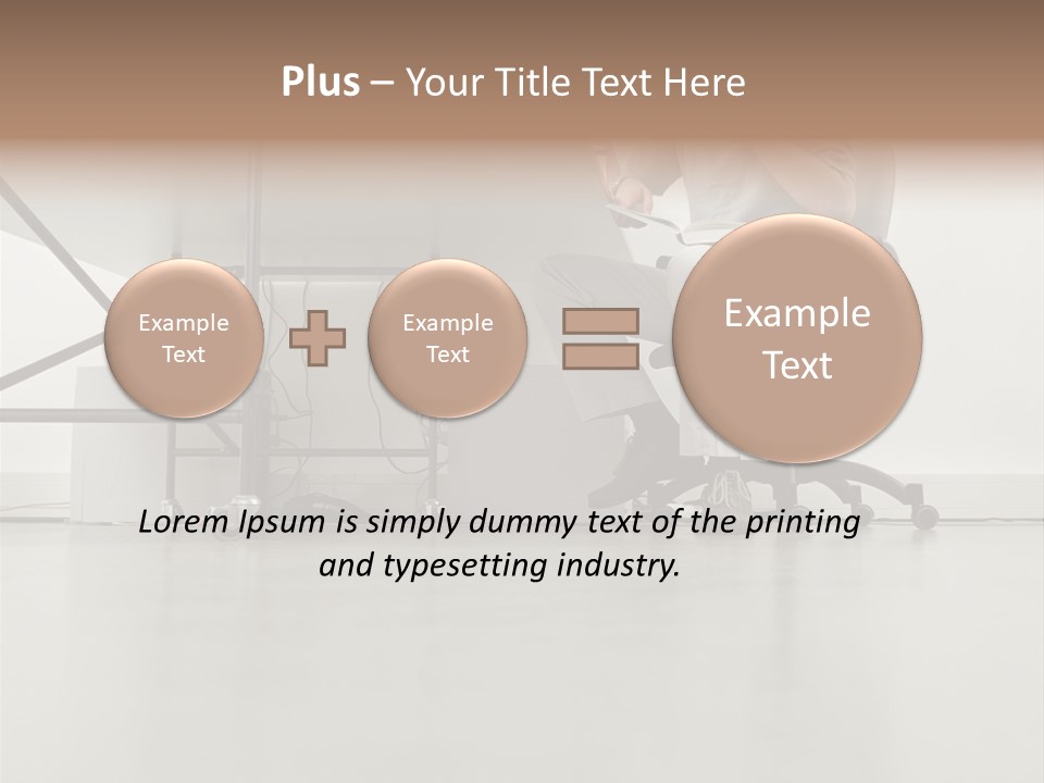 Office Worker Reading A Book PowerPoint Template
