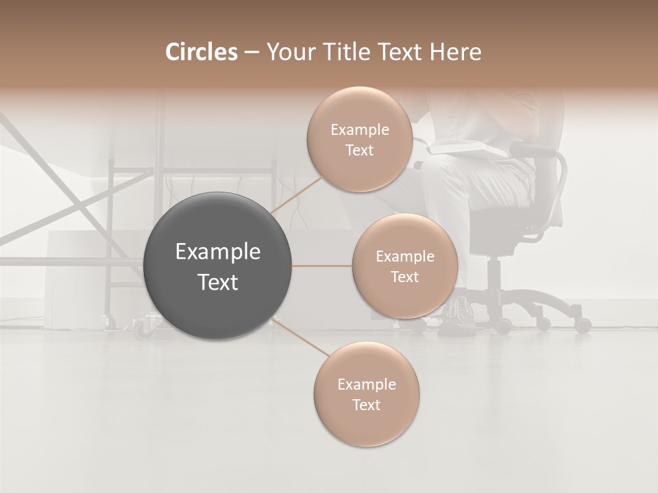 Office Worker Reading A Book PowerPoint Template