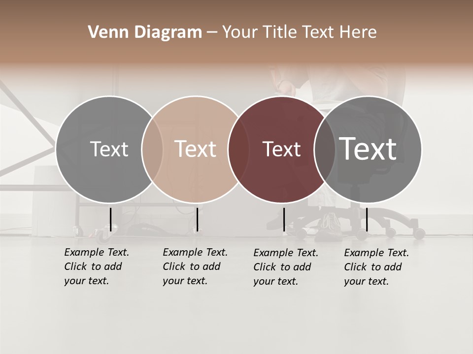 Office Worker Reading A Book PowerPoint Template