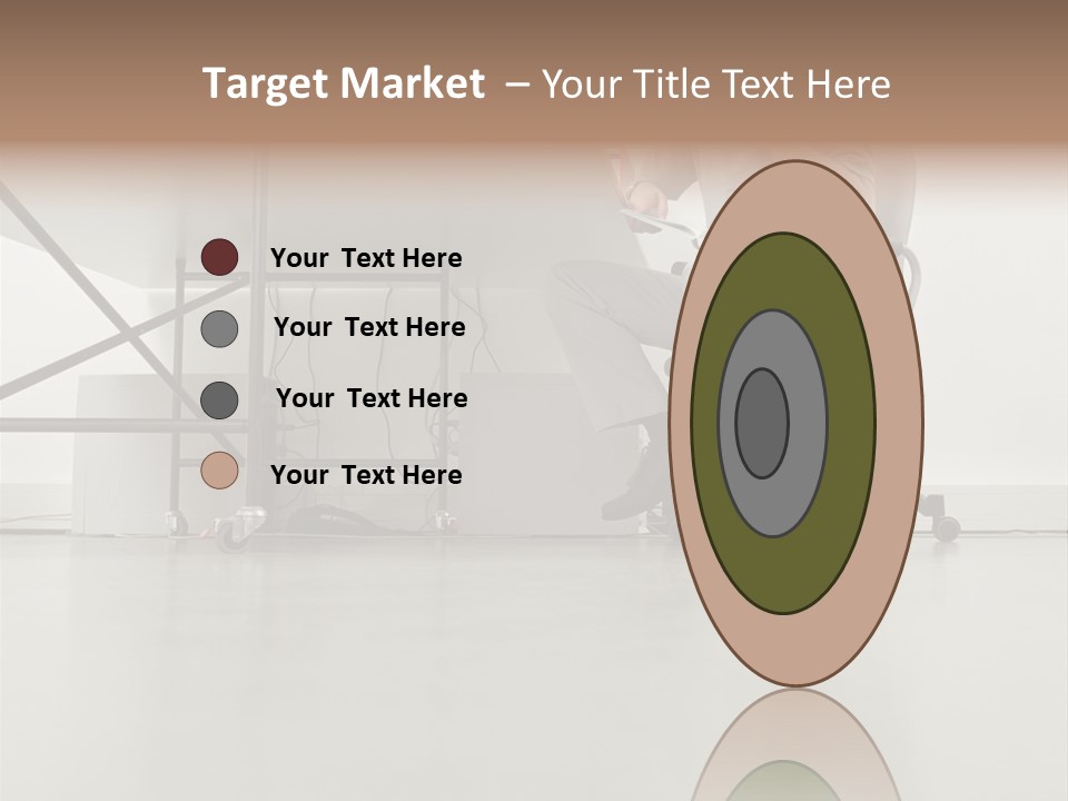 Office Worker Reading A Book PowerPoint Template