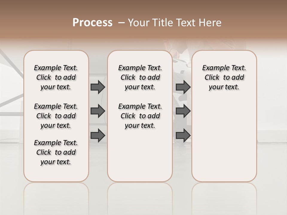 Office Worker Reading A Book PowerPoint Template