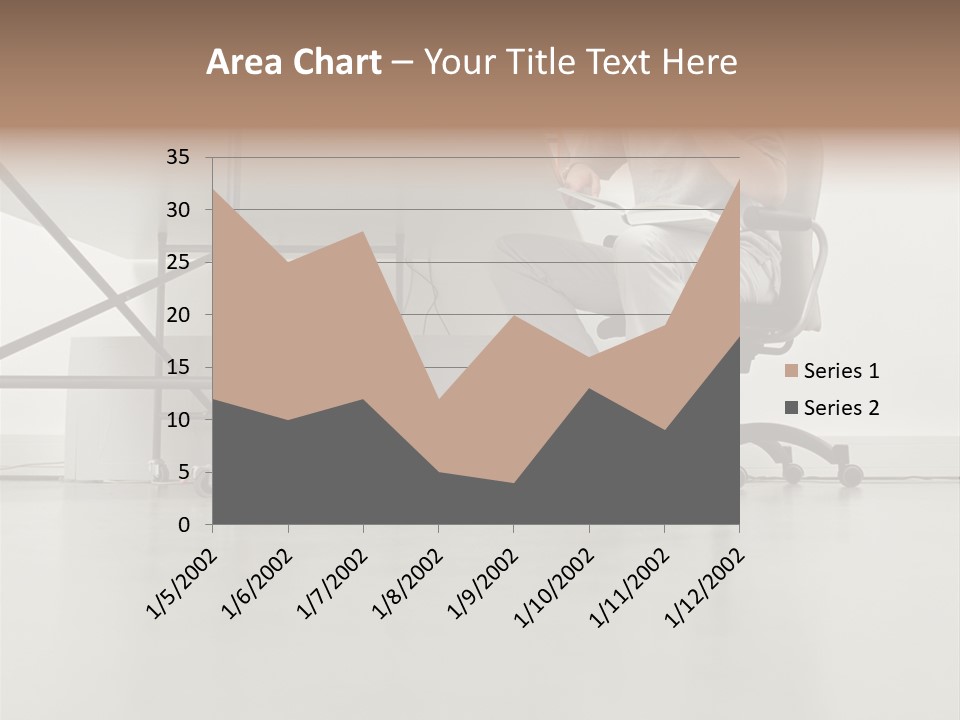 Office Worker Reading A Book PowerPoint Template