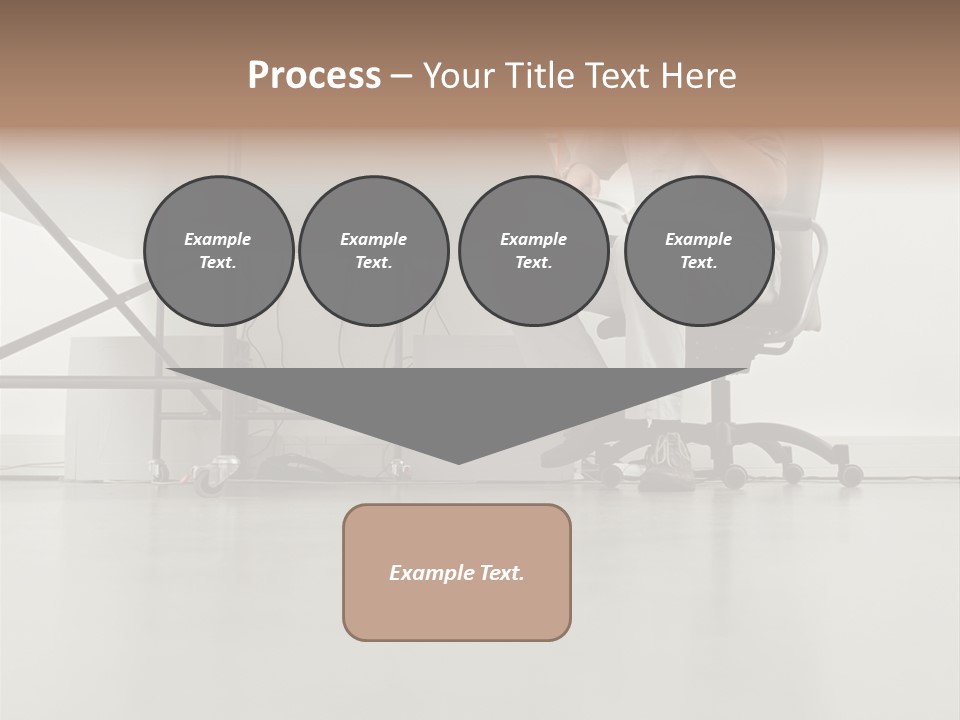 Office Worker Reading A Book PowerPoint Template