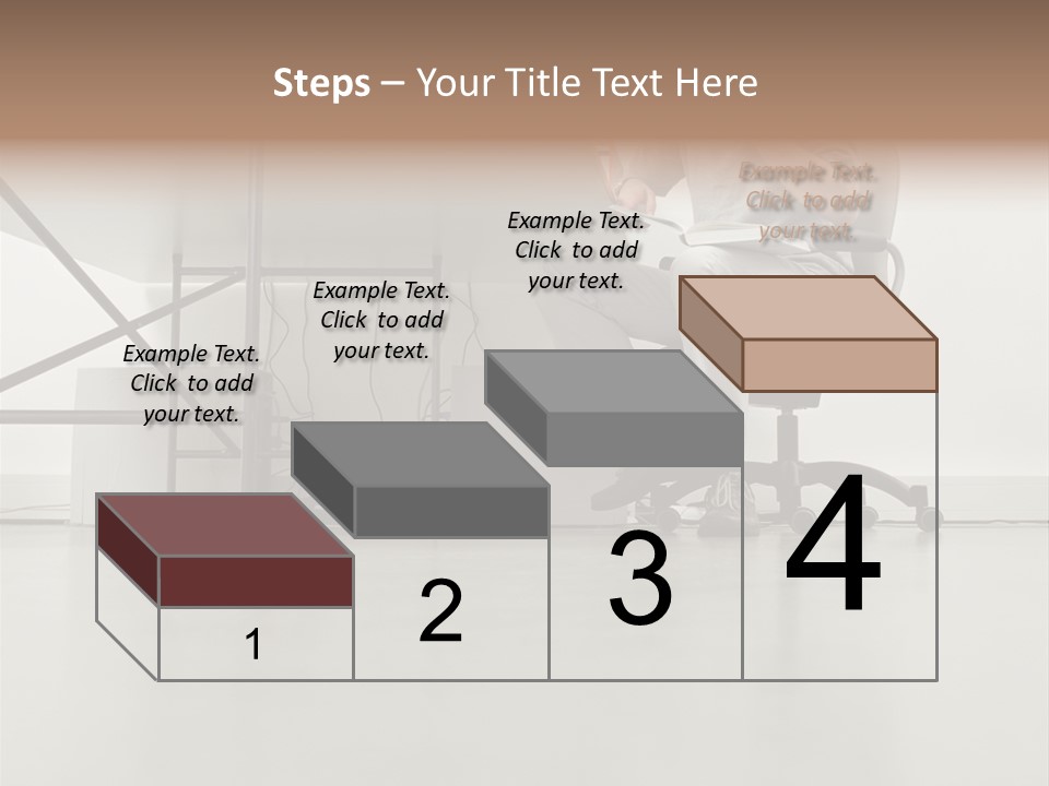 Office Worker Reading A Book PowerPoint Template