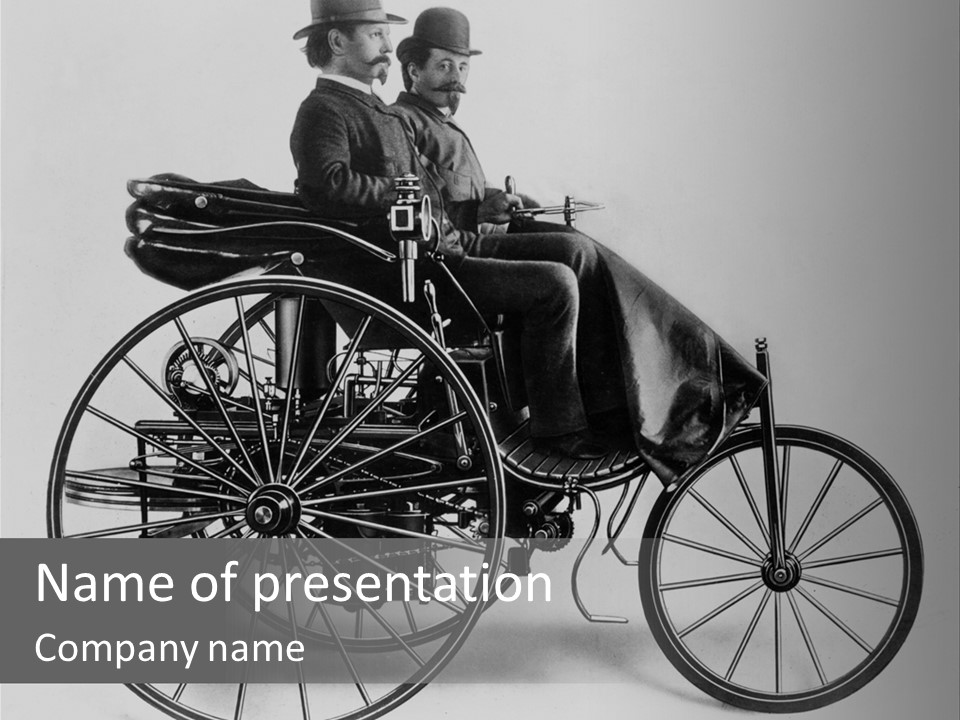 The First Car In The World PowerPoint Template