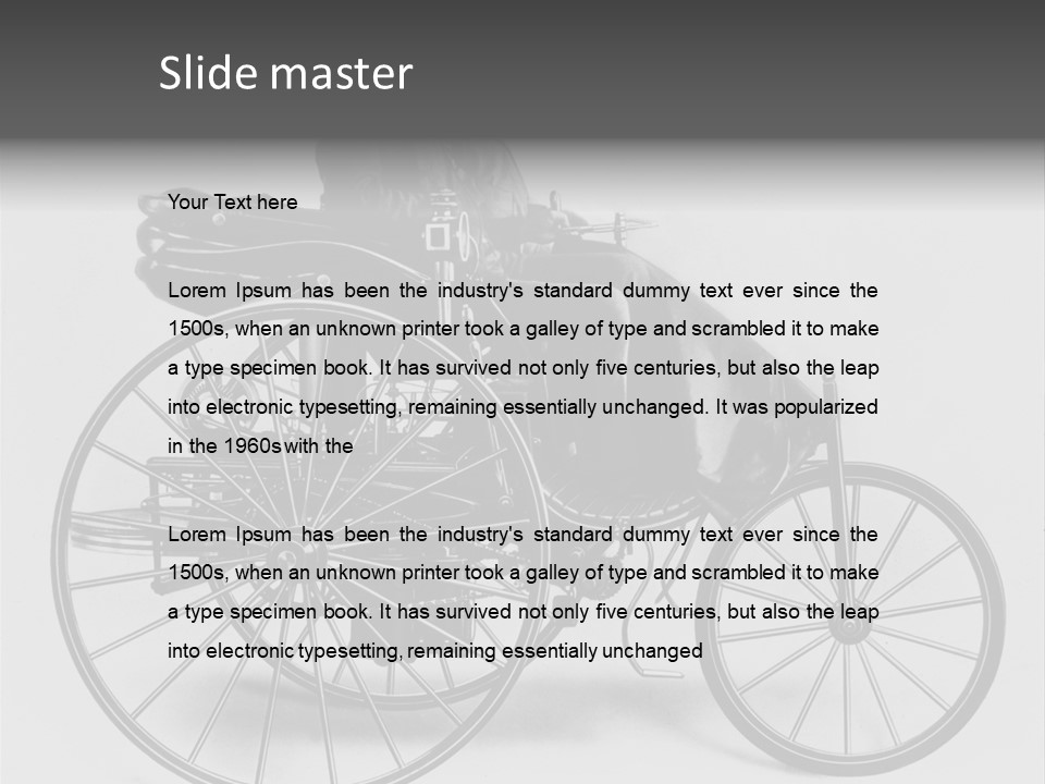 The First Car In The World PowerPoint Template