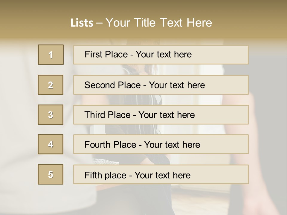 Two Young Men Approaching Young Woman PowerPoint Template
