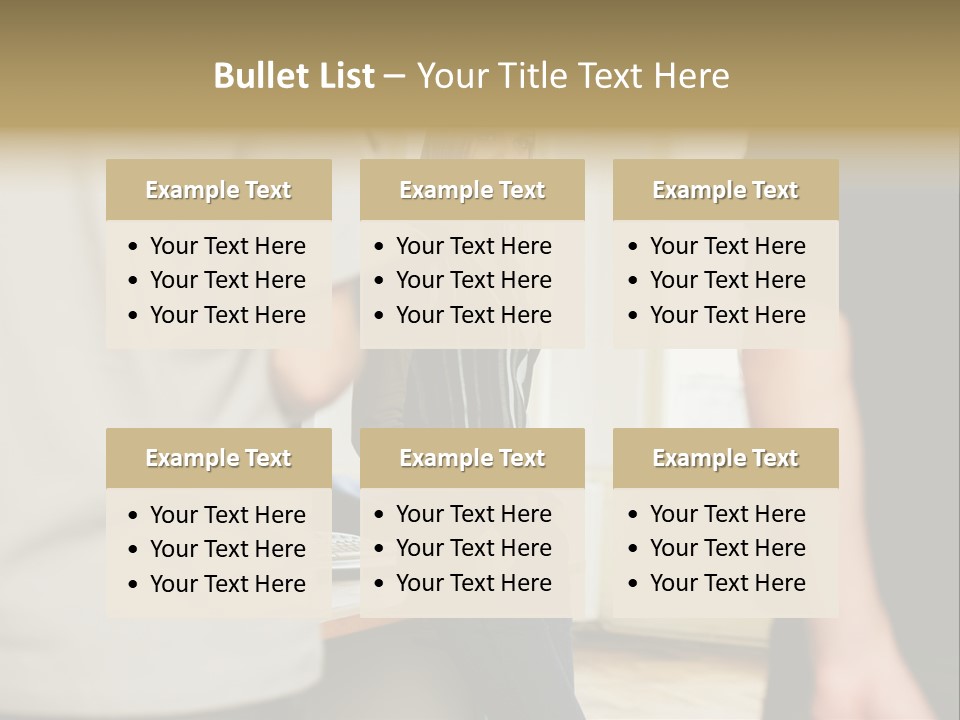 Two Young Men Approaching Young Woman PowerPoint Template