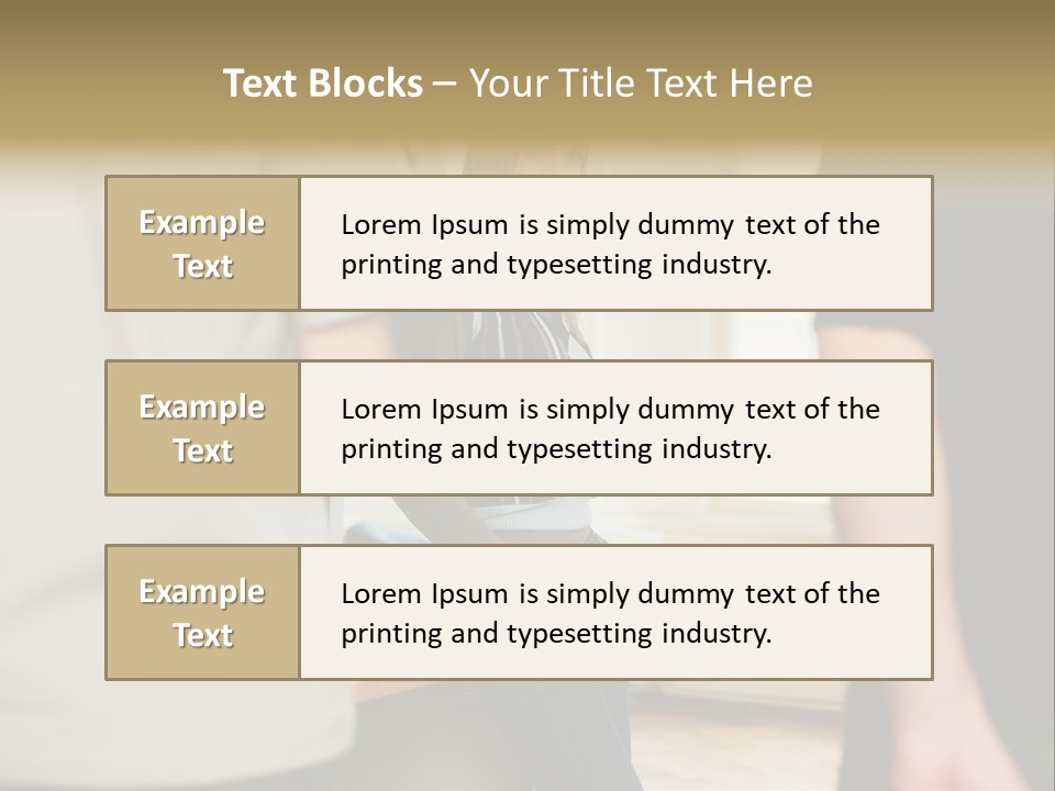Two Young Men Approaching Young Woman PowerPoint Template