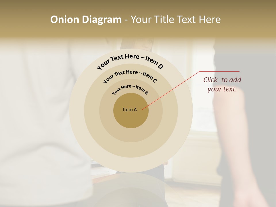 Two Young Men Approaching Young Woman PowerPoint Template