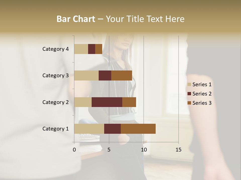 Two Young Men Approaching Young Woman PowerPoint Template