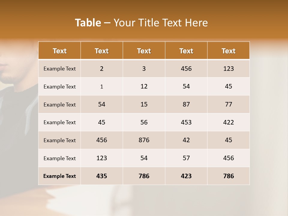 Man Looking Over Colleague's Shoulder PowerPoint Template