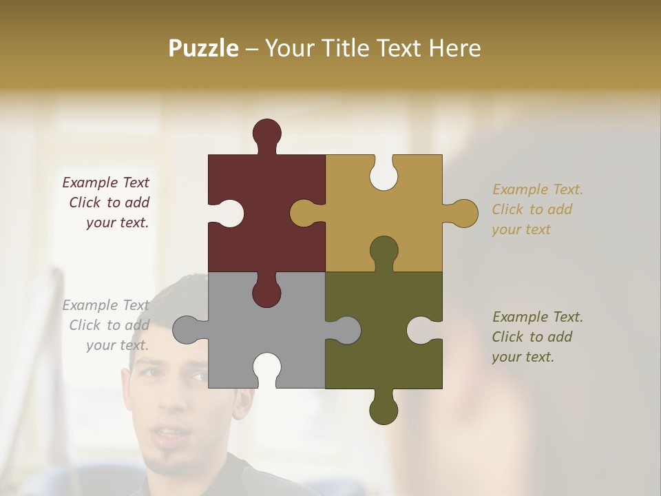 Office Workers PowerPoint Template
