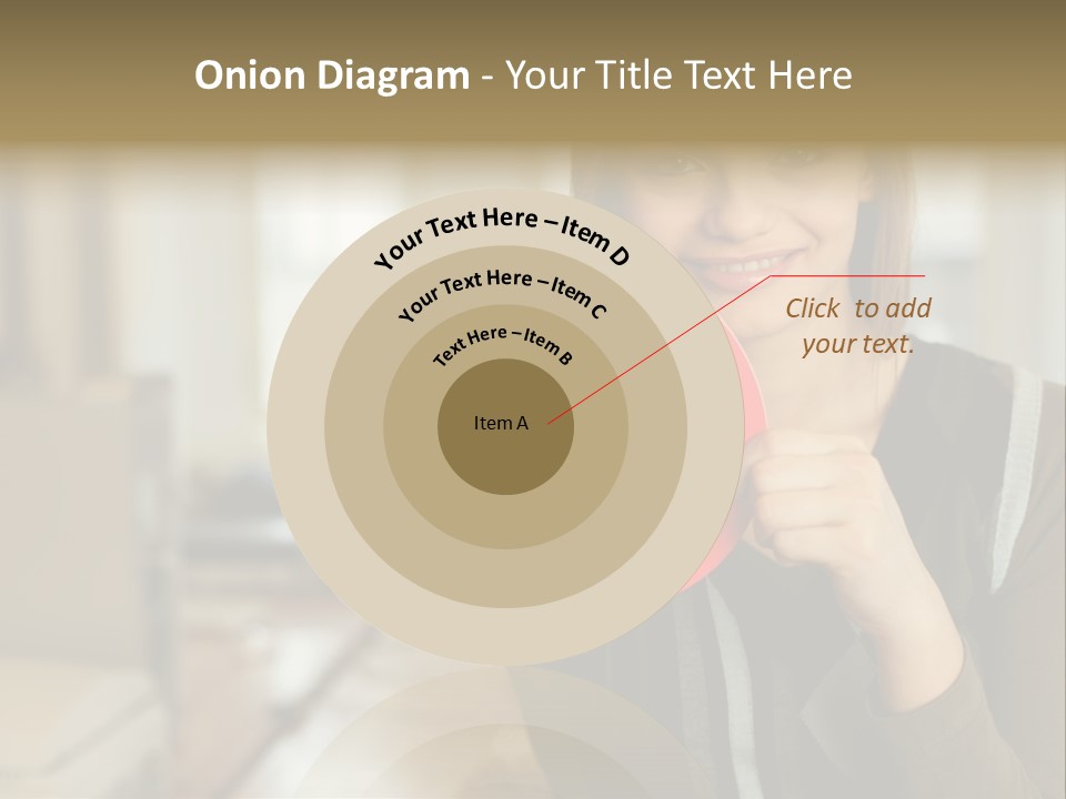 Woman Holding A No Entry Sign PowerPoint Template