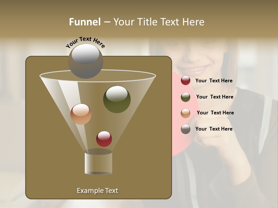 Woman Holding A No Entry Sign PowerPoint Template