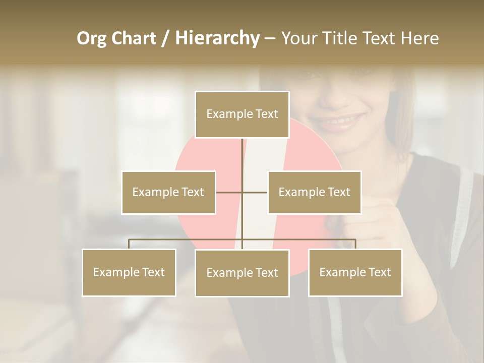 Woman Holding A No Entry Sign PowerPoint Template