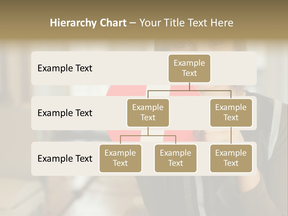 Woman Holding A No Entry Sign PowerPoint Template