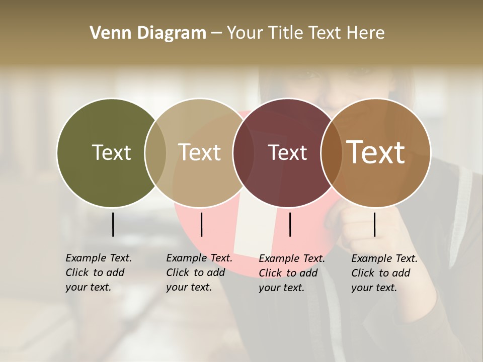 Woman Holding A No Entry Sign PowerPoint Template