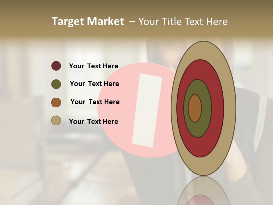 Woman Holding A No Entry Sign PowerPoint Template