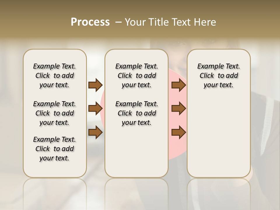 Woman Holding A No Entry Sign PowerPoint Template
