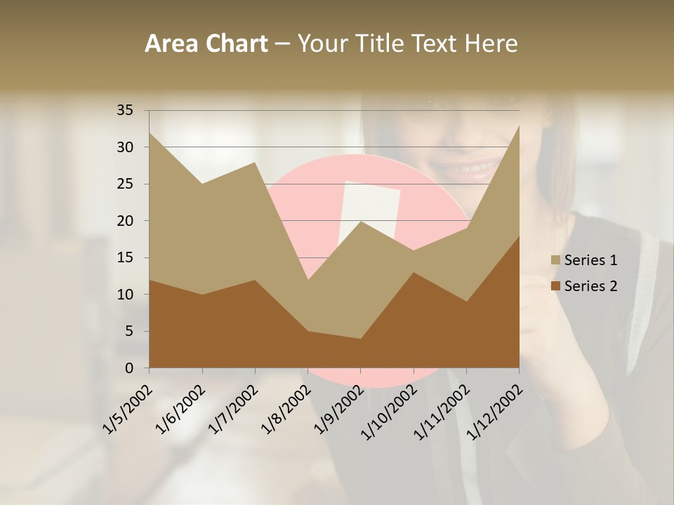Woman Holding A No Entry Sign PowerPoint Template