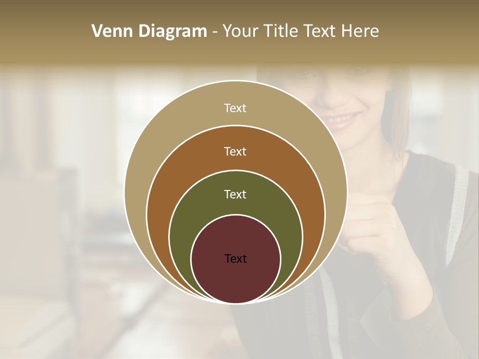 Woman Holding A No Entry Sign PowerPoint Template