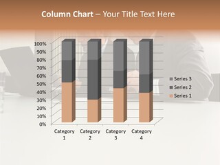 Businessmen Using Laptop And Palmtop PowerPoint Template