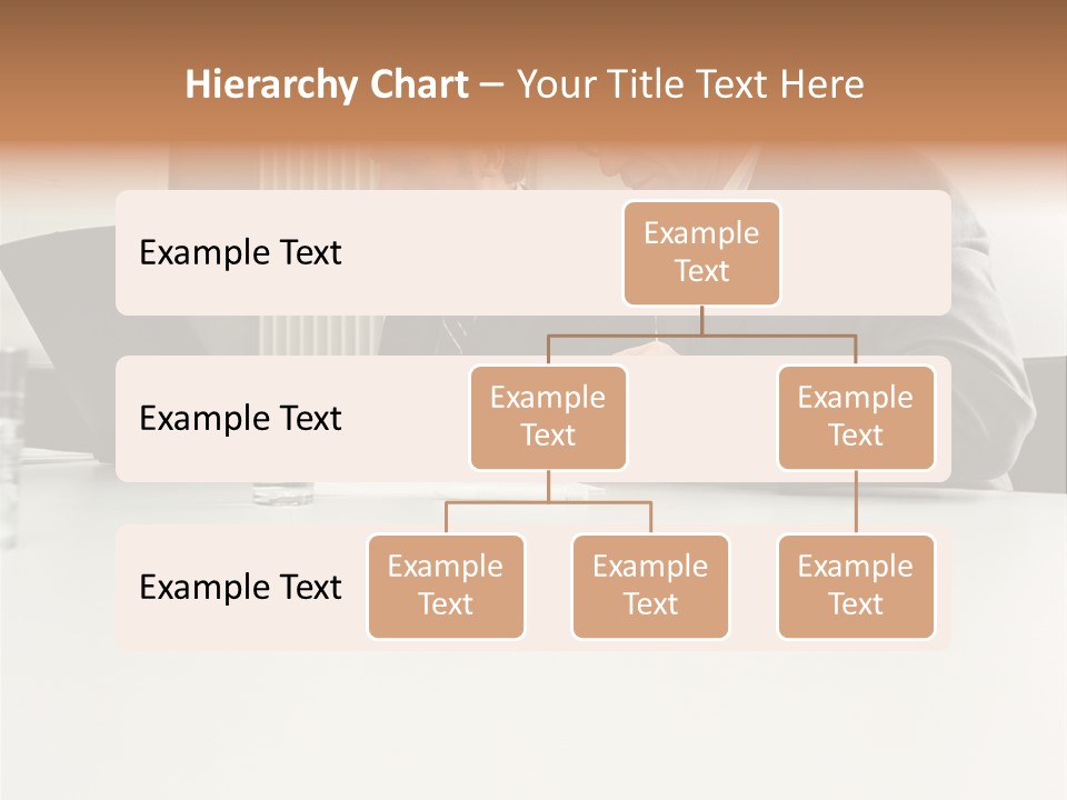 Businessmen Using Laptop And Palmtop PowerPoint Template