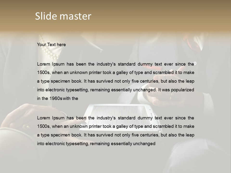 Business People In Taxi With Laptop PowerPoint Template