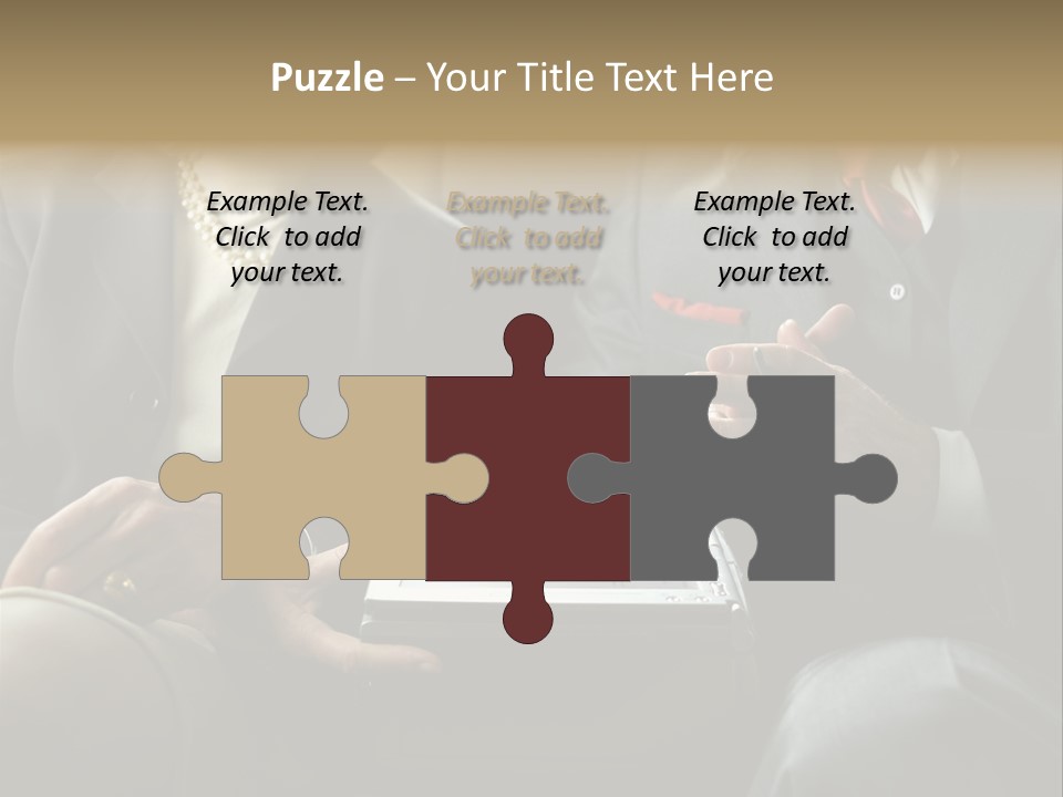 Business People In Taxi With Laptop PowerPoint Template