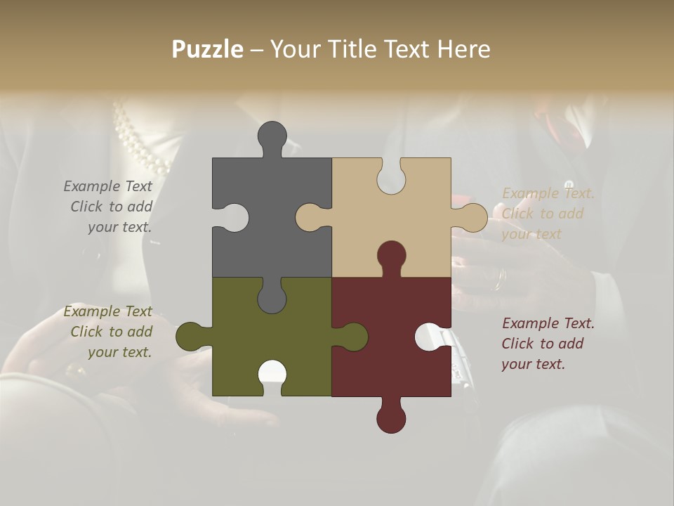 Business People In Taxi With Laptop PowerPoint Template