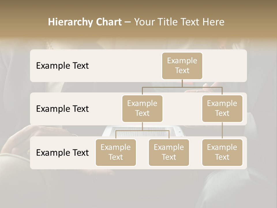 Business People In Taxi With Laptop PowerPoint Template