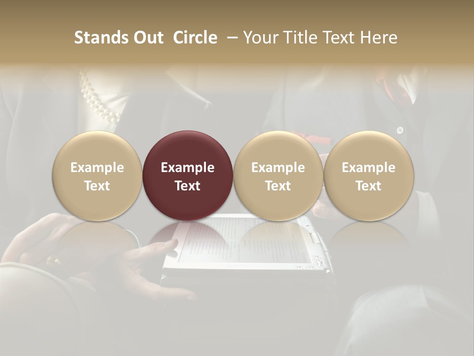 Business People In Taxi With Laptop PowerPoint Template