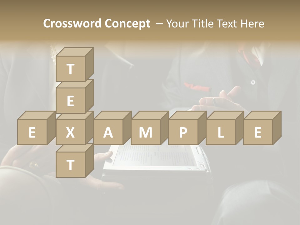 Business People In Taxi With Laptop PowerPoint Template