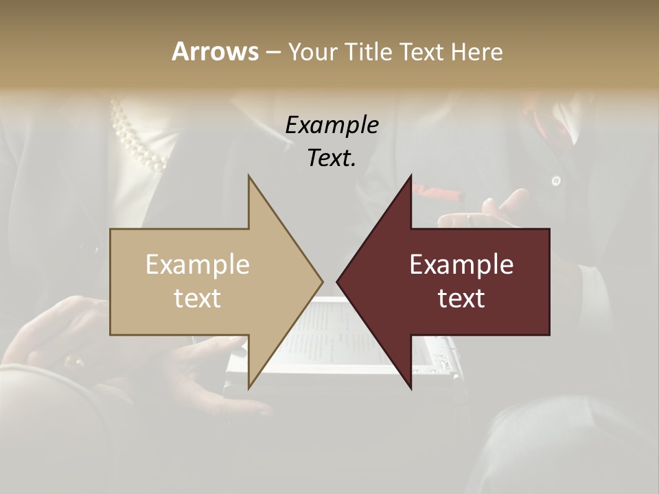 Business People In Taxi With Laptop PowerPoint Template