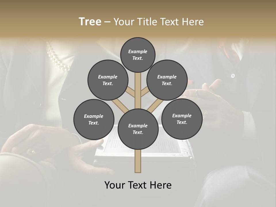 Business People In Taxi With Laptop PowerPoint Template