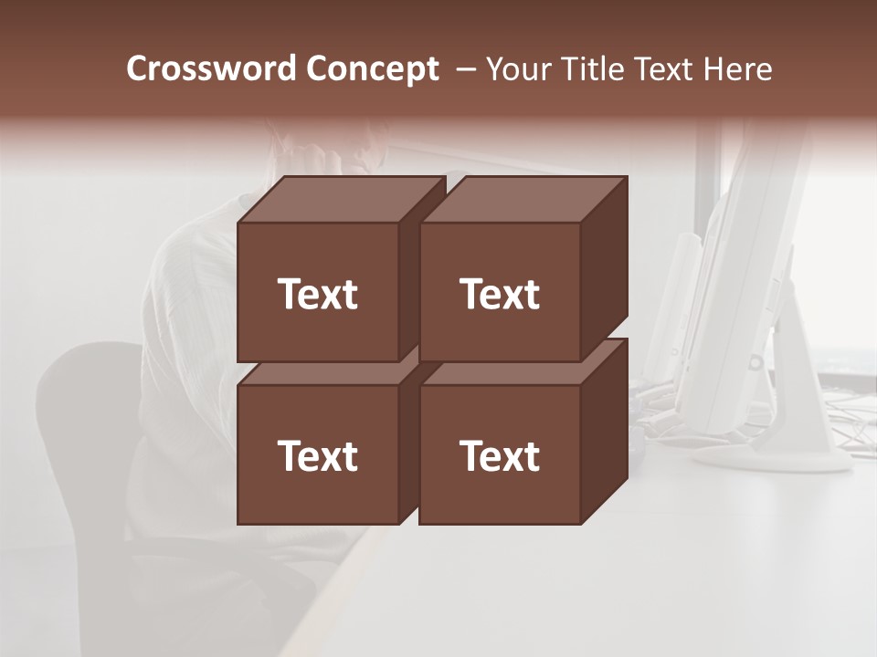 Three Call Centre Operators PowerPoint Template