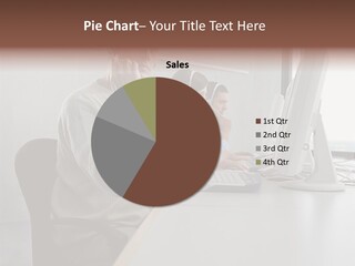 Three Call Centre Operators PowerPoint Template