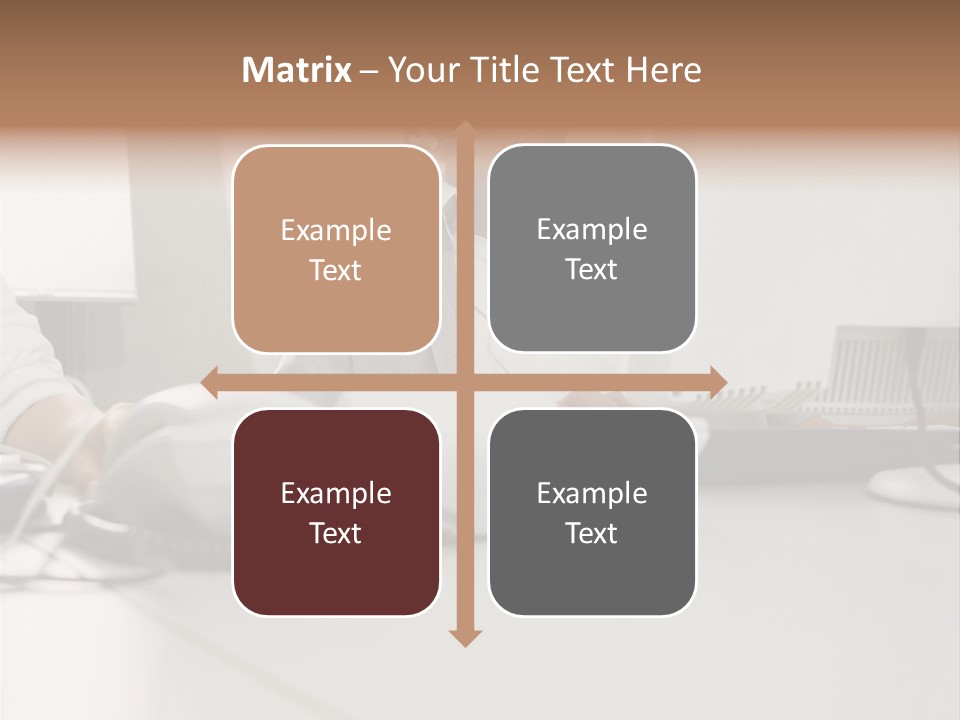 Male Call Centre Operator PowerPoint Template