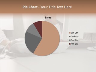 Male Call Centre Operator PowerPoint Template