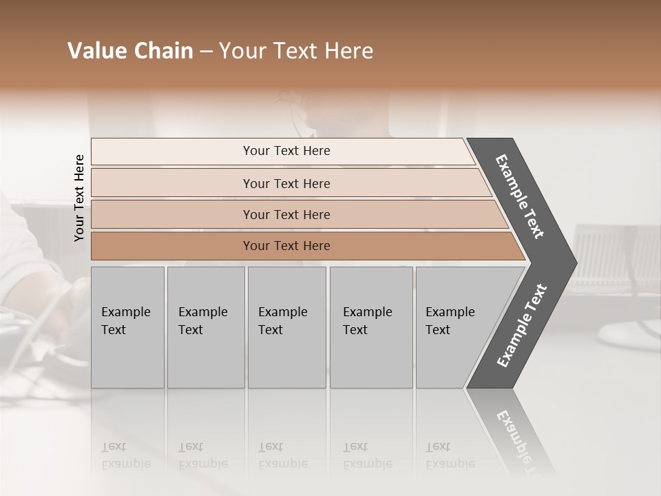Male Call Centre Operator PowerPoint Template