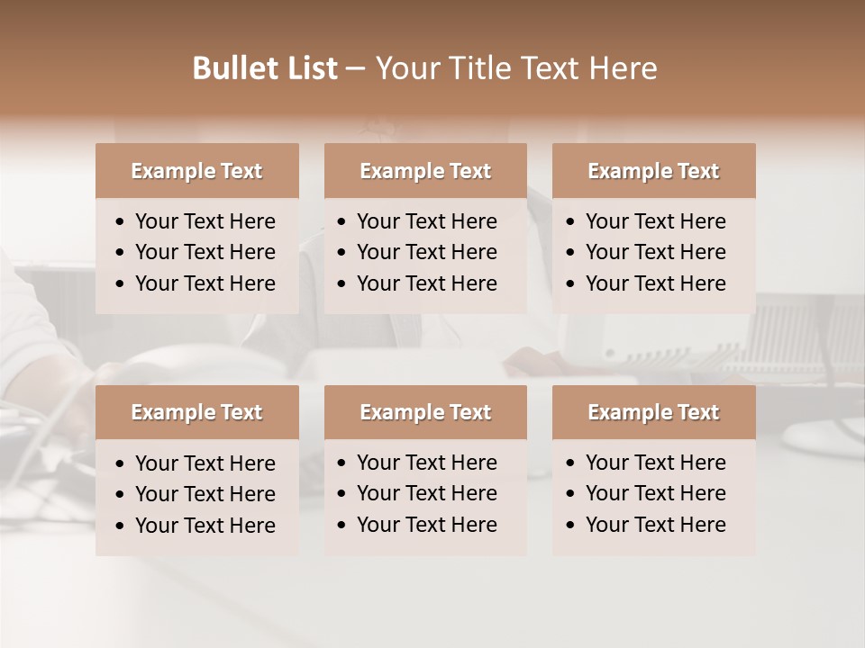 Male Call Centre Operator PowerPoint Template