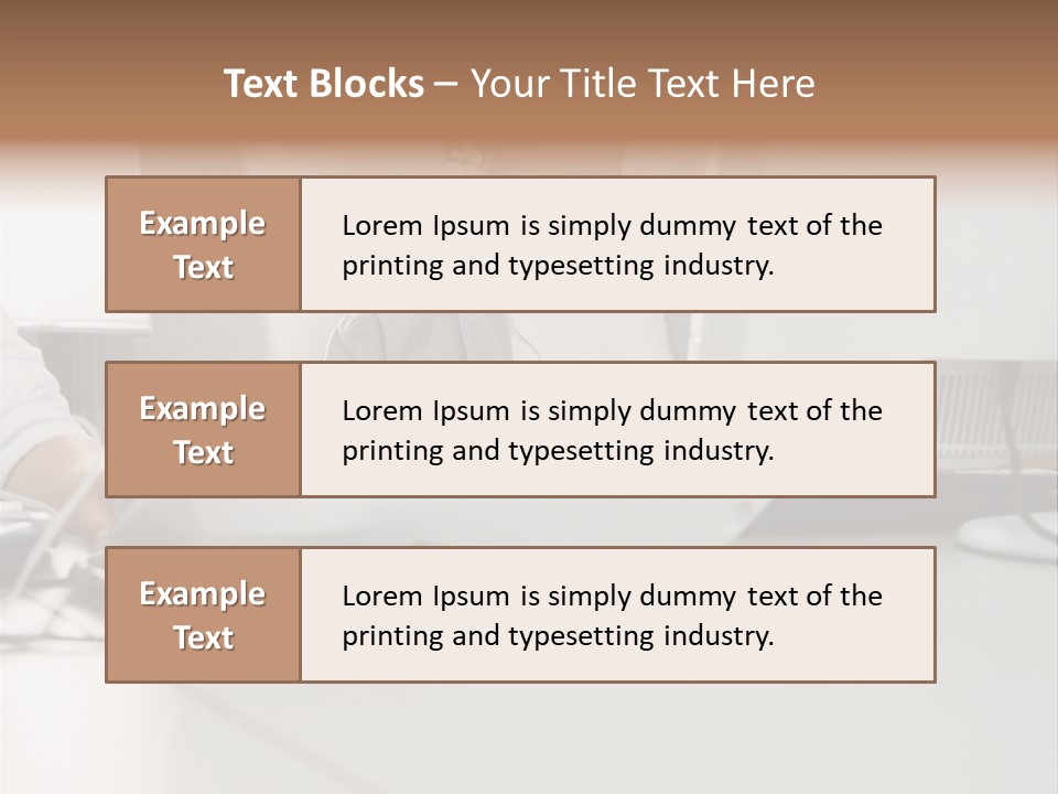 Male Call Centre Operator PowerPoint Template