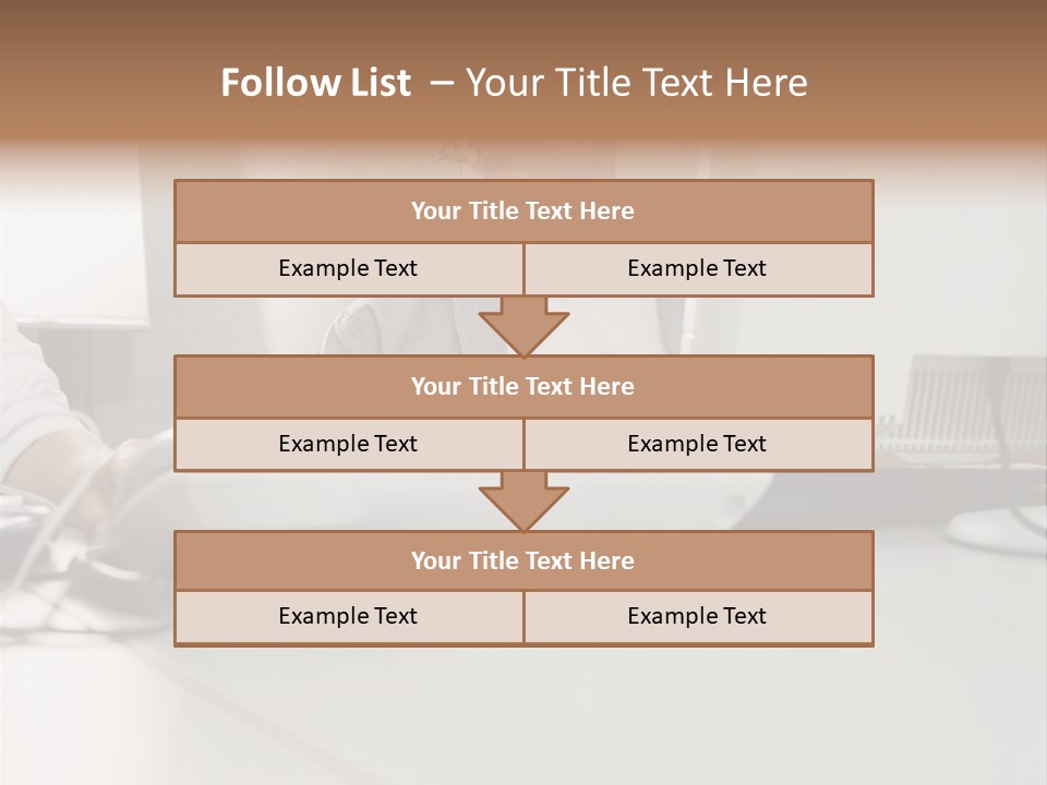 Male Call Centre Operator PowerPoint Template