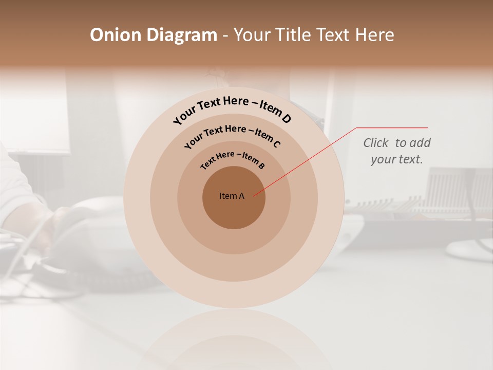 Male Call Centre Operator PowerPoint Template