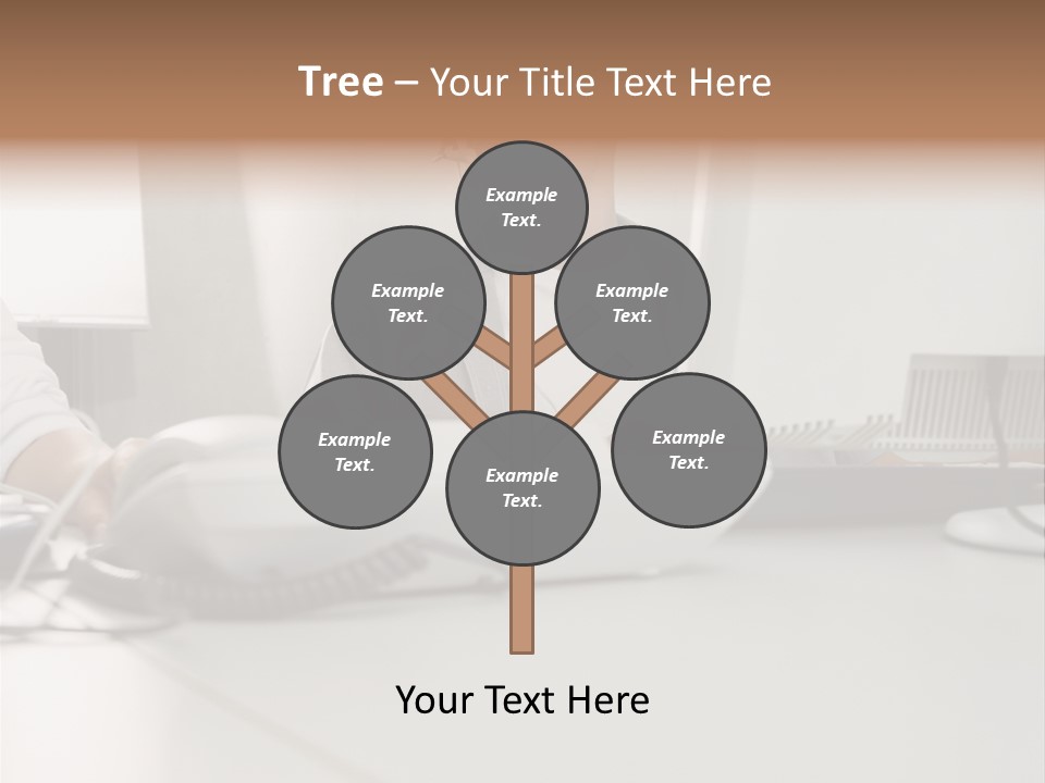 Male Call Centre Operator PowerPoint Template