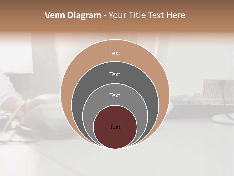 Male Call Centre Operator PowerPoint Template