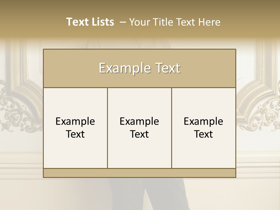 Man Reading A Text Message PowerPoint Template